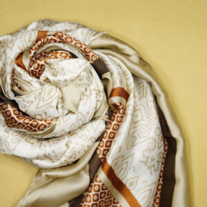 Printed silk hijab