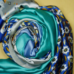 Printed silk hijab